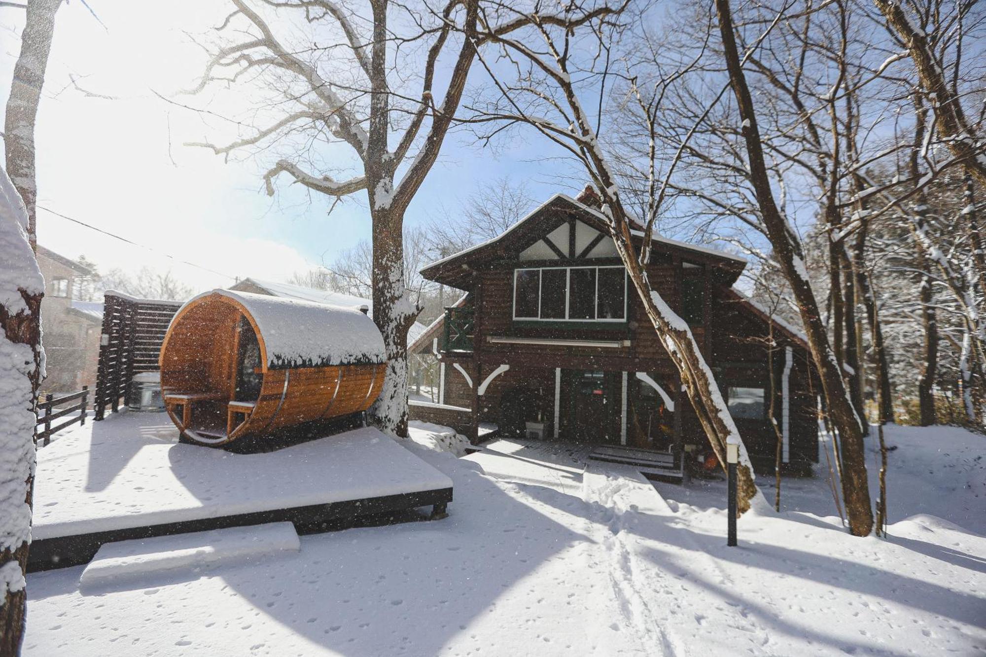 Nasu Terrace Mana 森のバレルサウナとbbqグリル Exterior foto